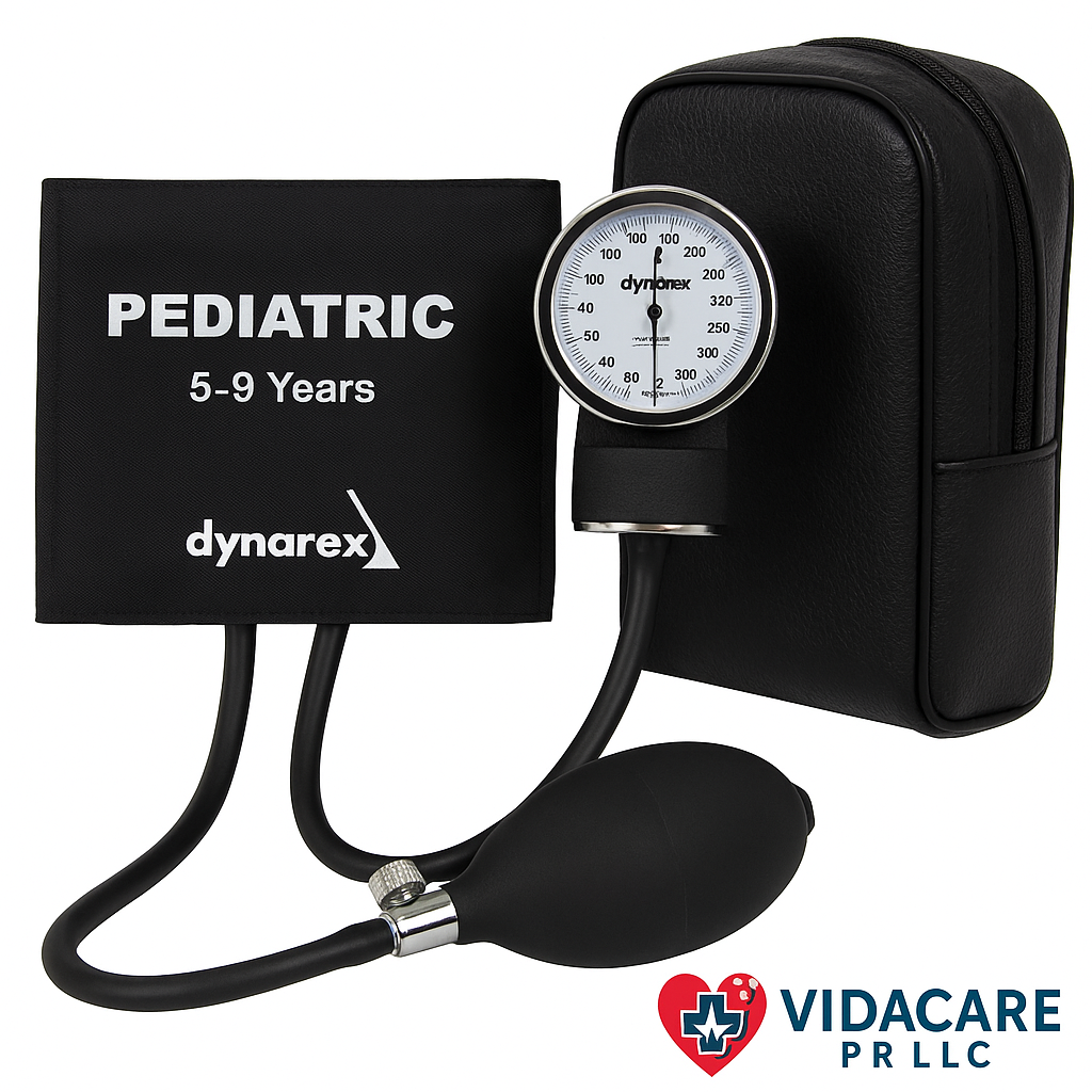 Tensiómetro Aneroide Dynarex 7106 – Pediátrico (5‑9 años) con Estuche