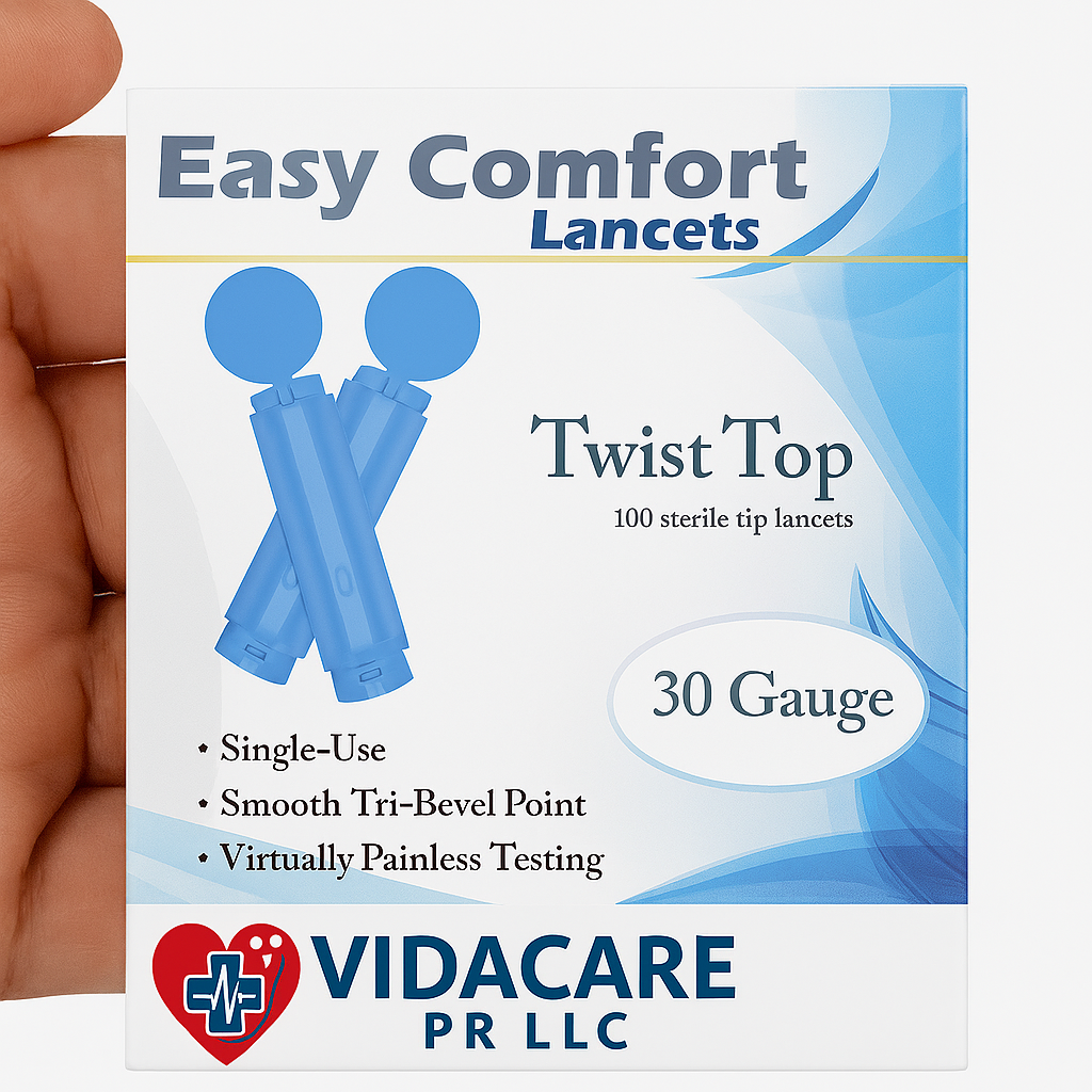 Easy Comfort Lancetas 30 G – Twist Top x100 (Home Aide)