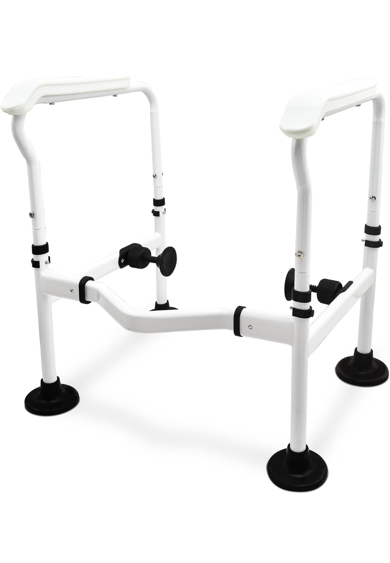 Barra de Apoyo Ajustable para Inodoro – Marco de Seguridad Antideslizante