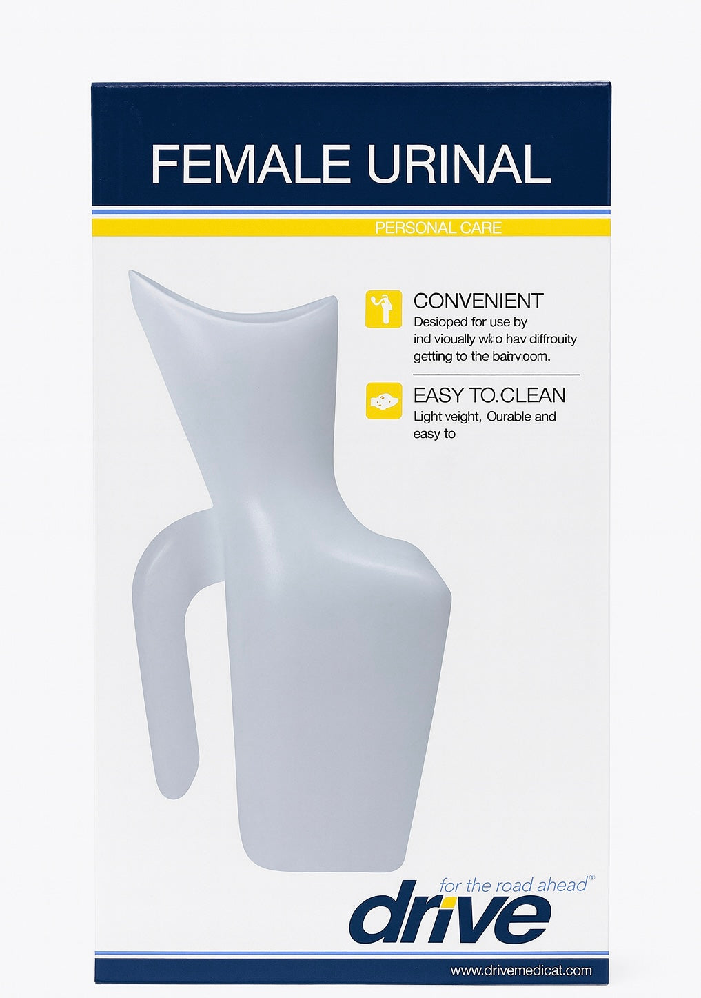 Urinario Femenino Drive Medical – Portátil, Liviano y Fácil de Limpiar