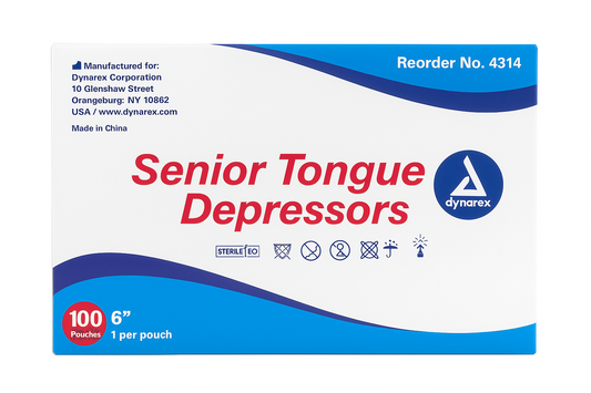 Depresor de Lengua Individual 6” - Dynarex (Senior)