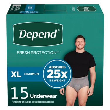 Depend Fresh Protection Hombre XL (15 unidades)