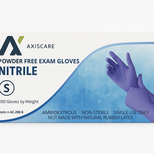 Guantes de Nitrilo Axiscare – 200 unidades (Sin Polvo