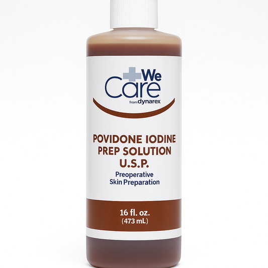 Solución Povidona Yodo Prep U.S.P. 16 oz – WeCare by Dynarex