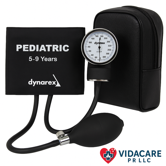 Tensiómetro Aneroide Dynarex 7106 – Pediátrico (5‑9 años) con Estuche