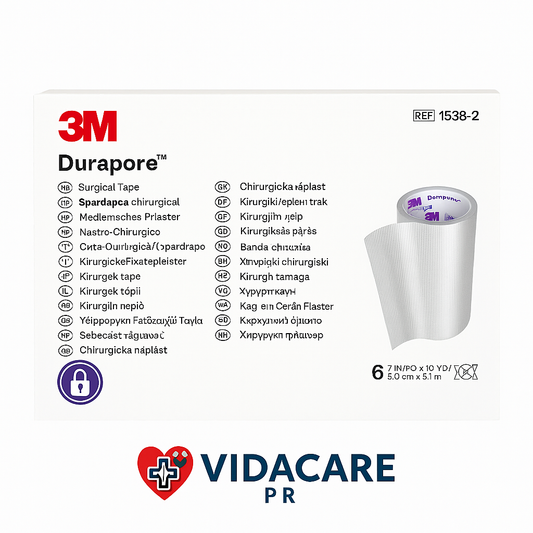 🏷️ 3M Durapore™ Cinta Quirúrgica – 5.0 cm x 9.1 m (2” x 10 yds)