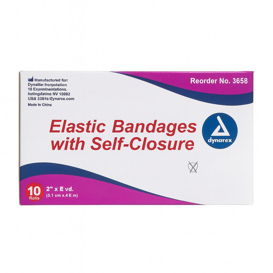 Dynarex Elastic Bandage con Cierre Automático 2” x 5 yd –