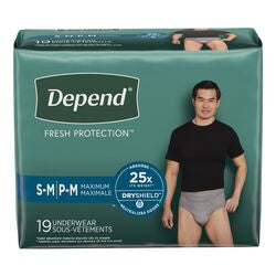 Depend Fresh Protection Hombre S/M (19 unidades)