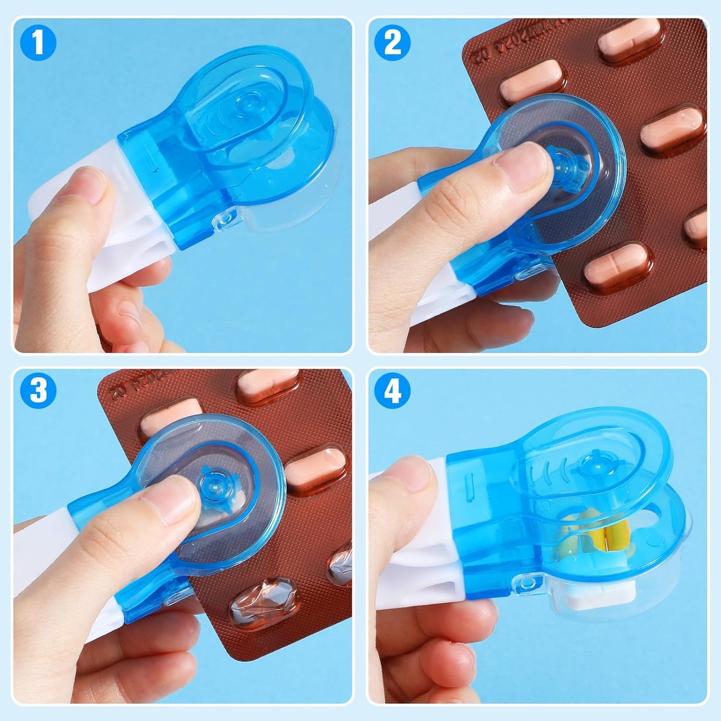 Extractor de Pastillas para Blíster – Dispensador Manual Portátil