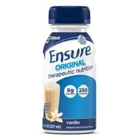 Ensure Original Vanilla – Botella 8 oz (237 ml), nutrición equilibrada