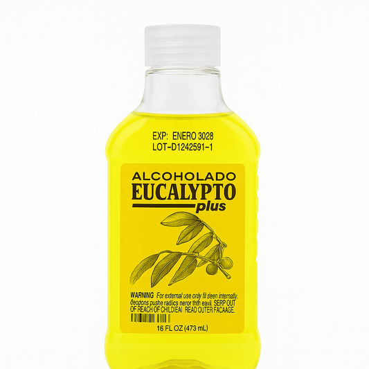 Alcolado Eucalipto Plus 16 oz – Refrescante y Analgésico