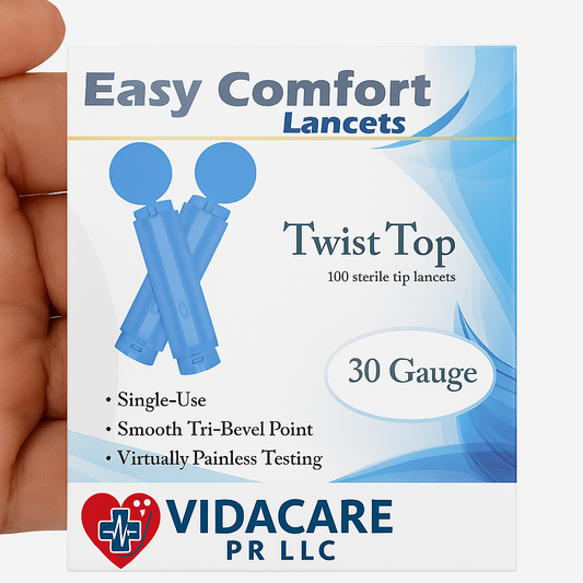 Easy Comfort Lancetas 30 G – Twist Top x100 (Home Aide)