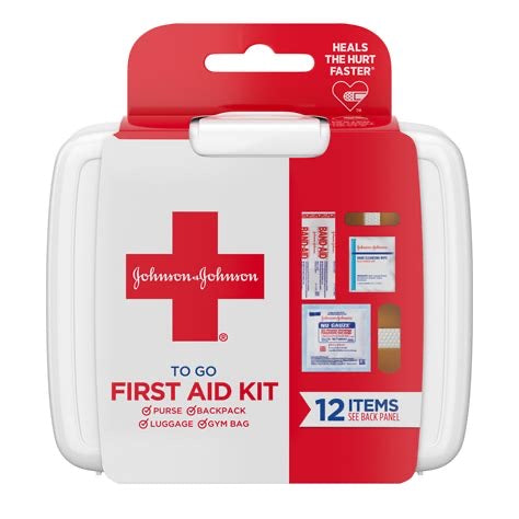 Kit de Primeros Auxilios J&J “To Go!” – 12 piezas