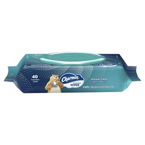 Charmin Flushable Wipes – Paquete de . 40 toallitas