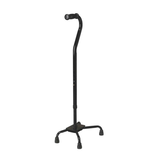 Bastón Cuadrúpede Negro - Altura Ajustable