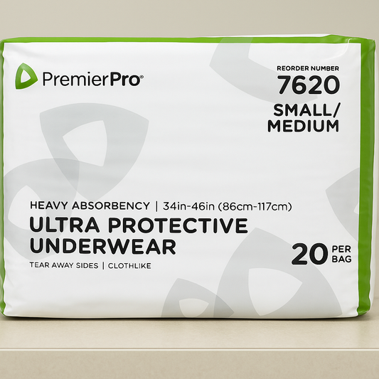 PremierPro 7620 - Ultra Protective Underwear Heavy Absorbency S/M (20 Unds)