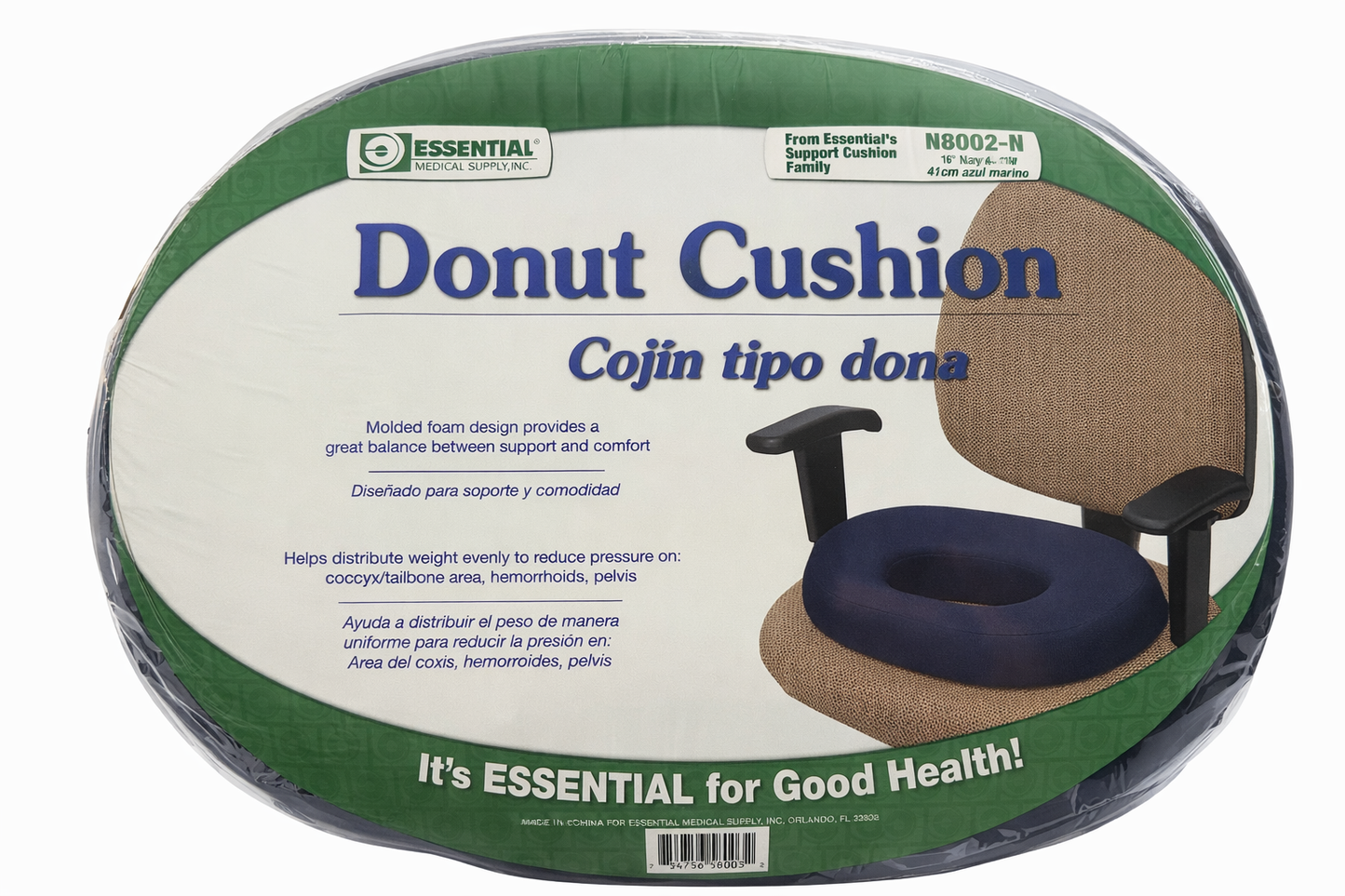 Cojín Ortopédico Tipo Dona Donut Cushion – Alivio de Presión para Coxis y Hemorroides