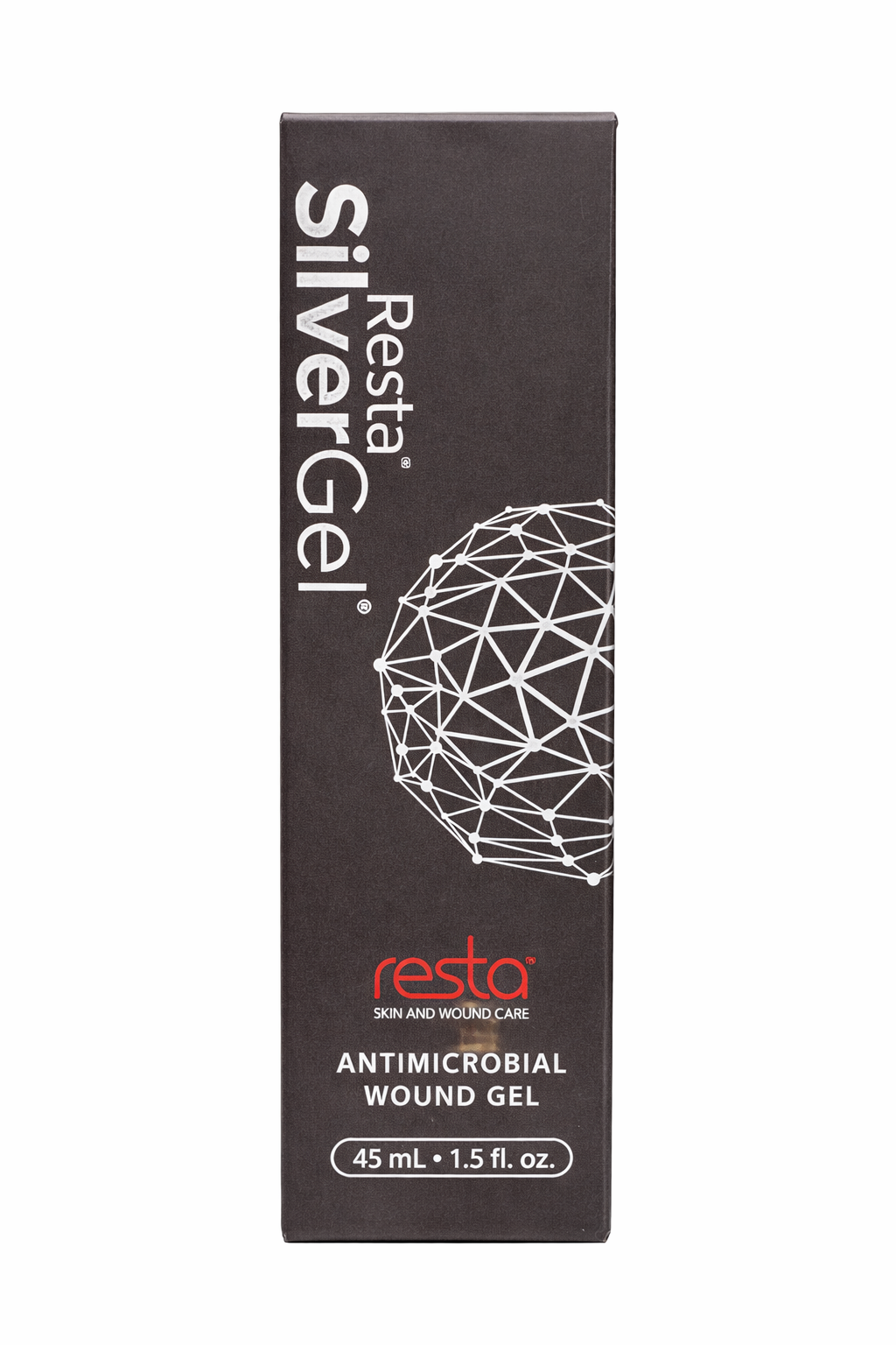 SilvaGel® Resta Gel Antimicrobiano para Heridas – Plata Coloidal 45 mL (1.5 oz)